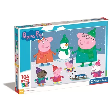 Peppa malac Snow 104 db-os maxi kirakó, puzzle