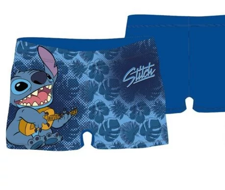 Stitch kisfiú fürdő boxer - középkék 