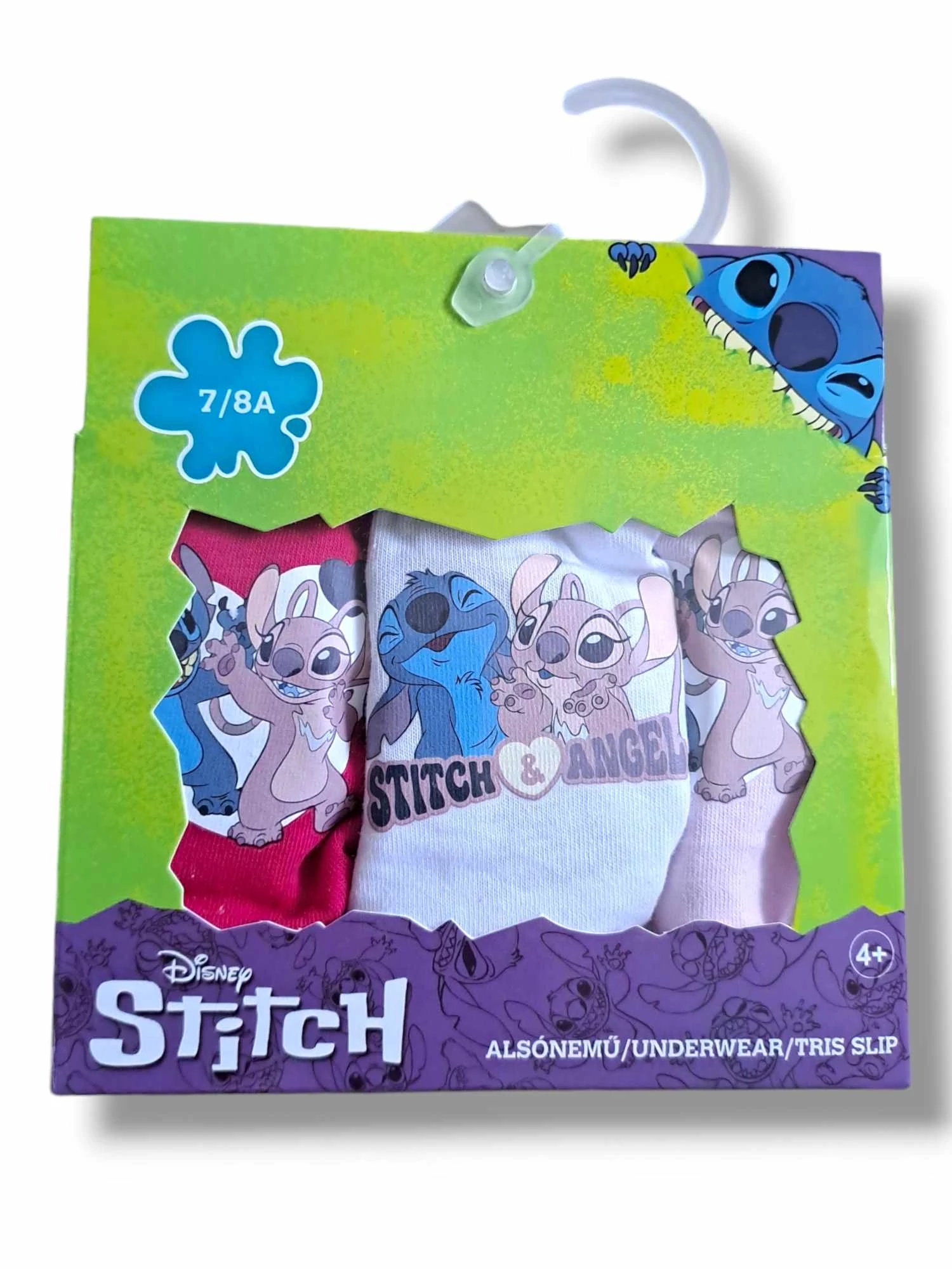 Stitch lányka 3 darabos alsónemű, bugyi szett 98-104