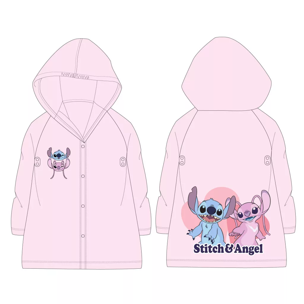 Disney Lilo és Stitch, A csillagkutya Angel esőkabát 98-104 cm